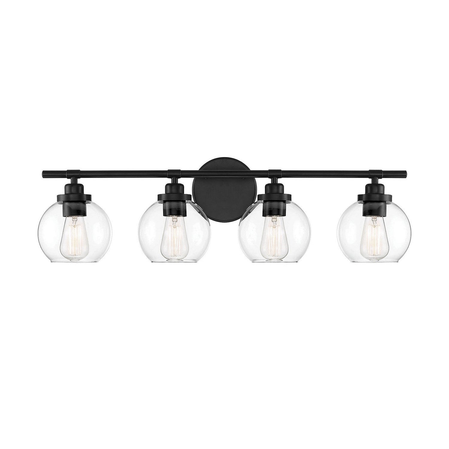Savoy House - 8-4050-4-BK - Four Light Bath Bar - Carson - Matte Black