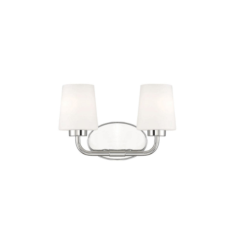 Savoy House - 8-4090-2-109 - Two Light Bath Bar - Capra - Polished Nickel