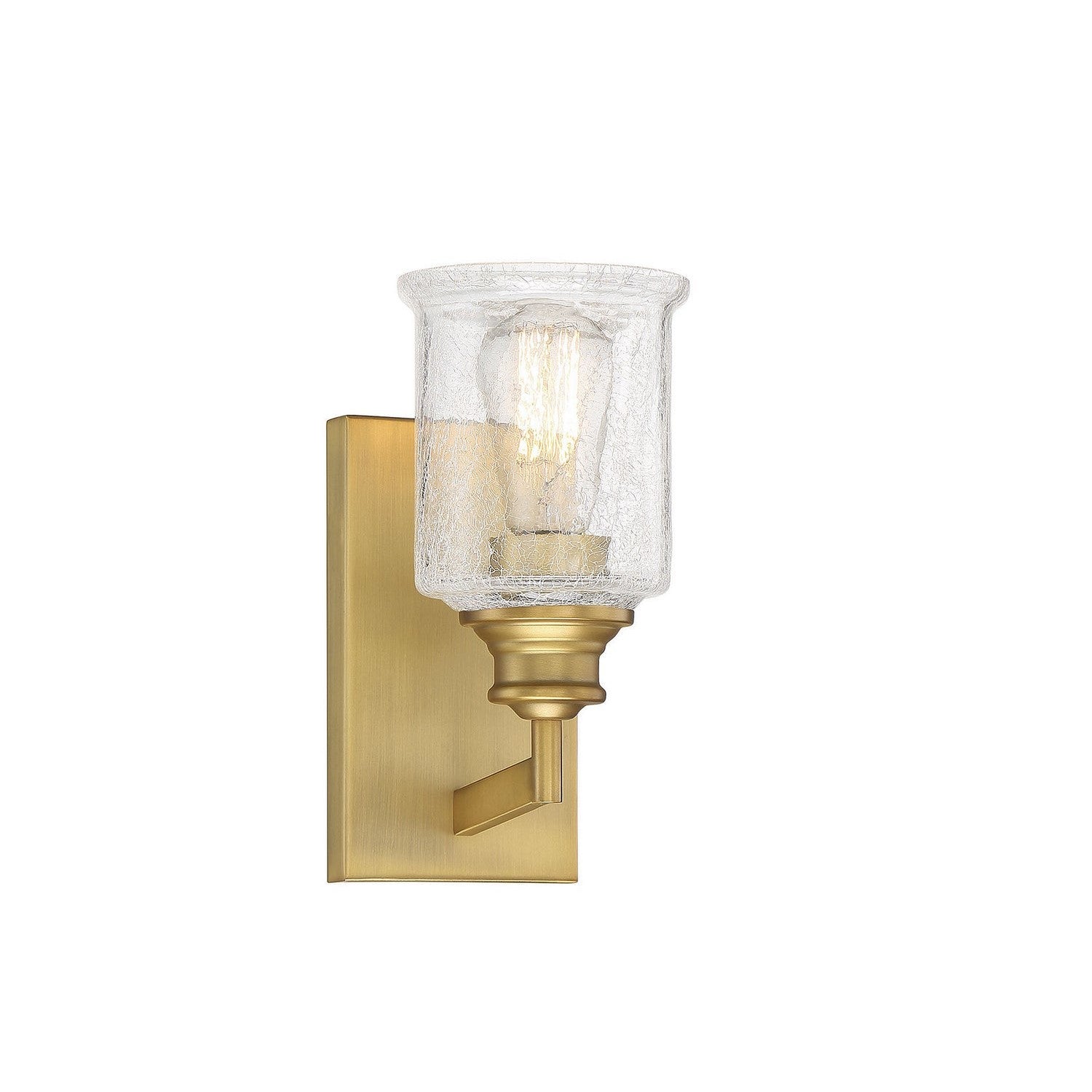Savoy House - 9-1972-1-322 - One Light Bath - Hampton - Warm Brass