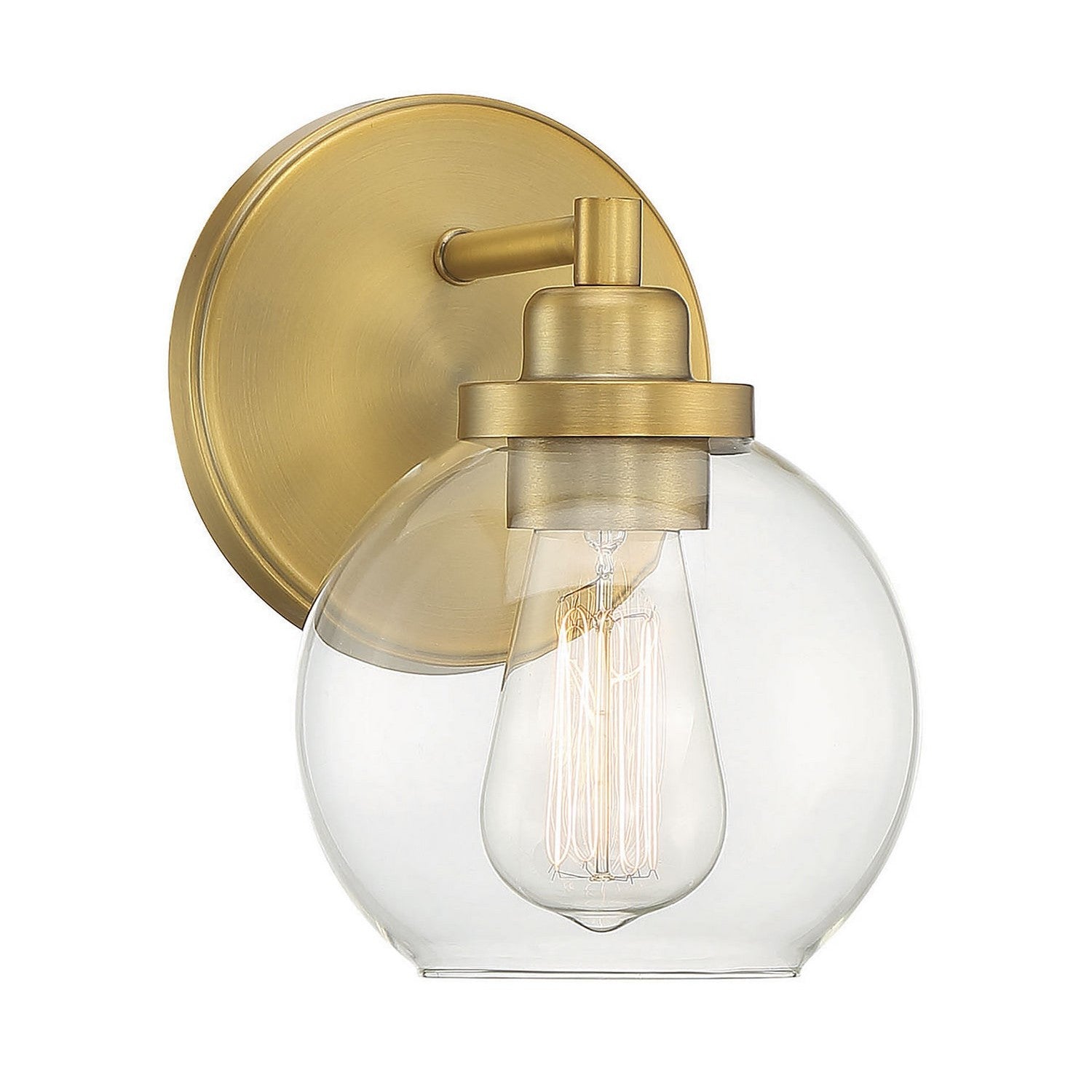 Savoy House - 9-4050-1-322 - One Light Bath - Carson - Warm Brass