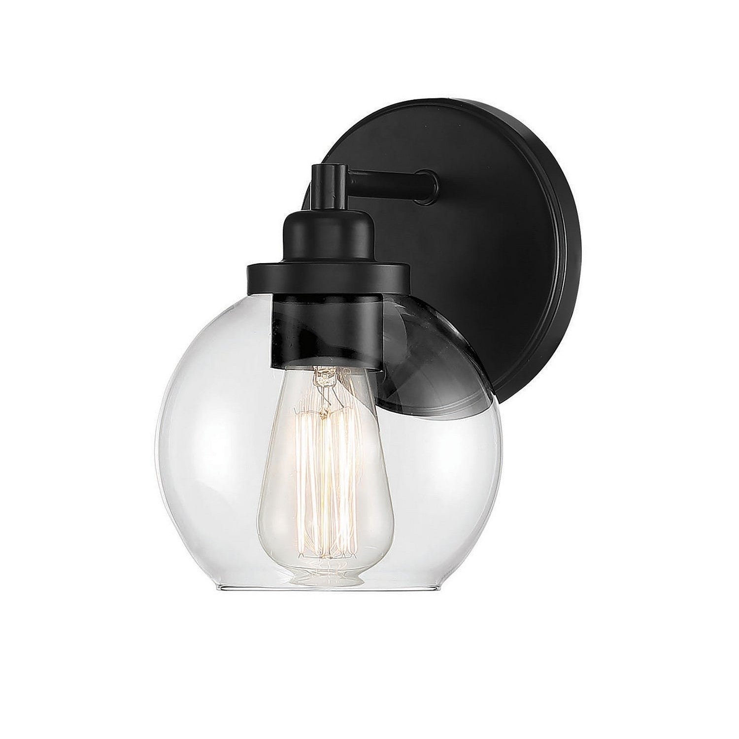 Savoy House - 9-4050-1-BK - One Light Wall Sconce - Carson - Matte Black