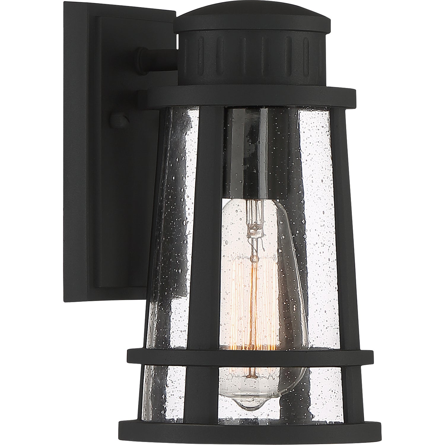 Quoizel - DNM8406EK - One Light Outdoor Lantern - Dunham - Earth Black