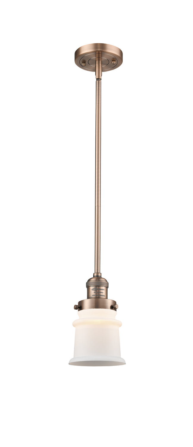 Innovations - 201S-AC-G181S - One Light Mini Pendant - Franklin Restoration - Antique Copper