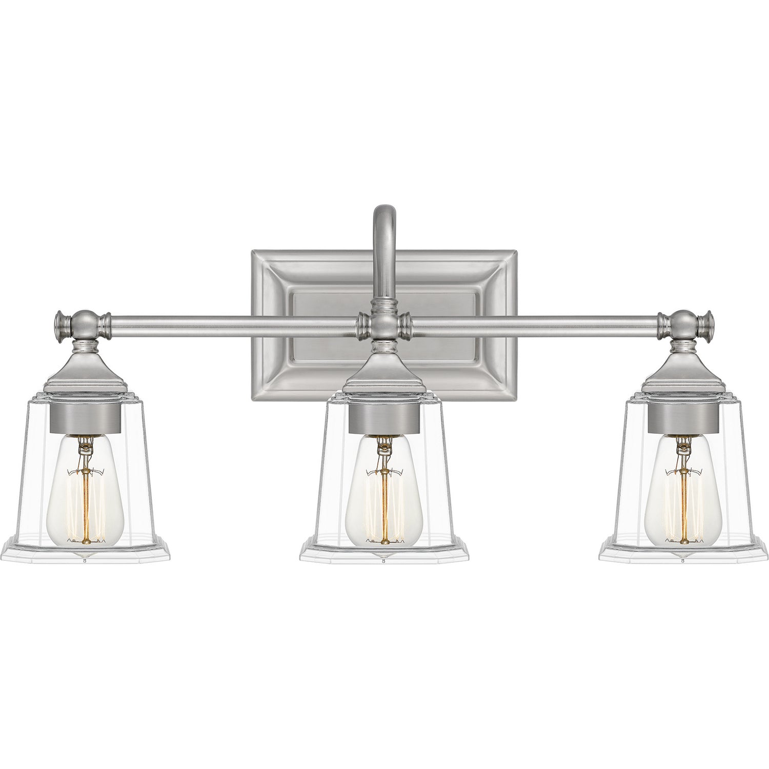 Quoizel - NLC8603BN - Three Light Bath - Nicholas - Brushed Nickel