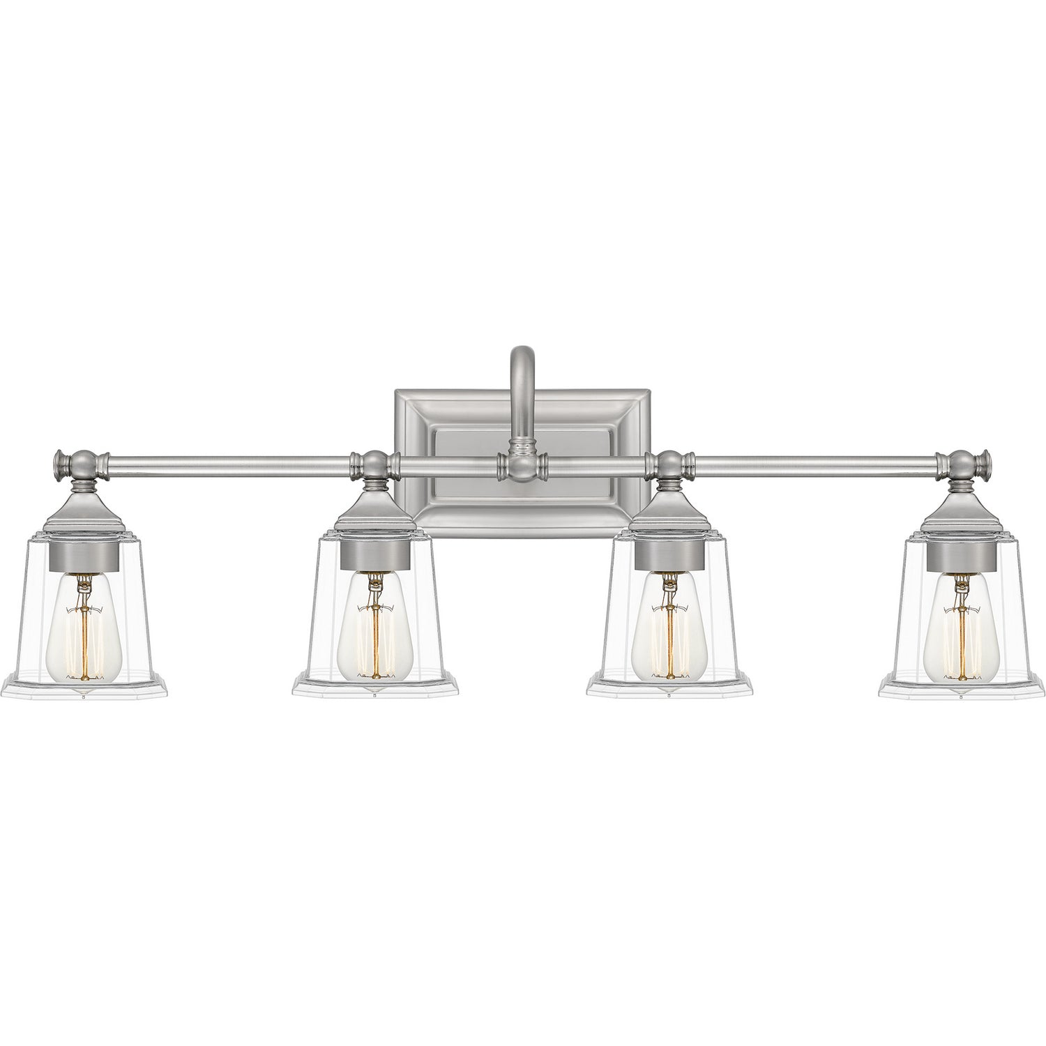 Quoizel - NLC8604BN - Four Light Bath - Nicholas - Brushed Nickel