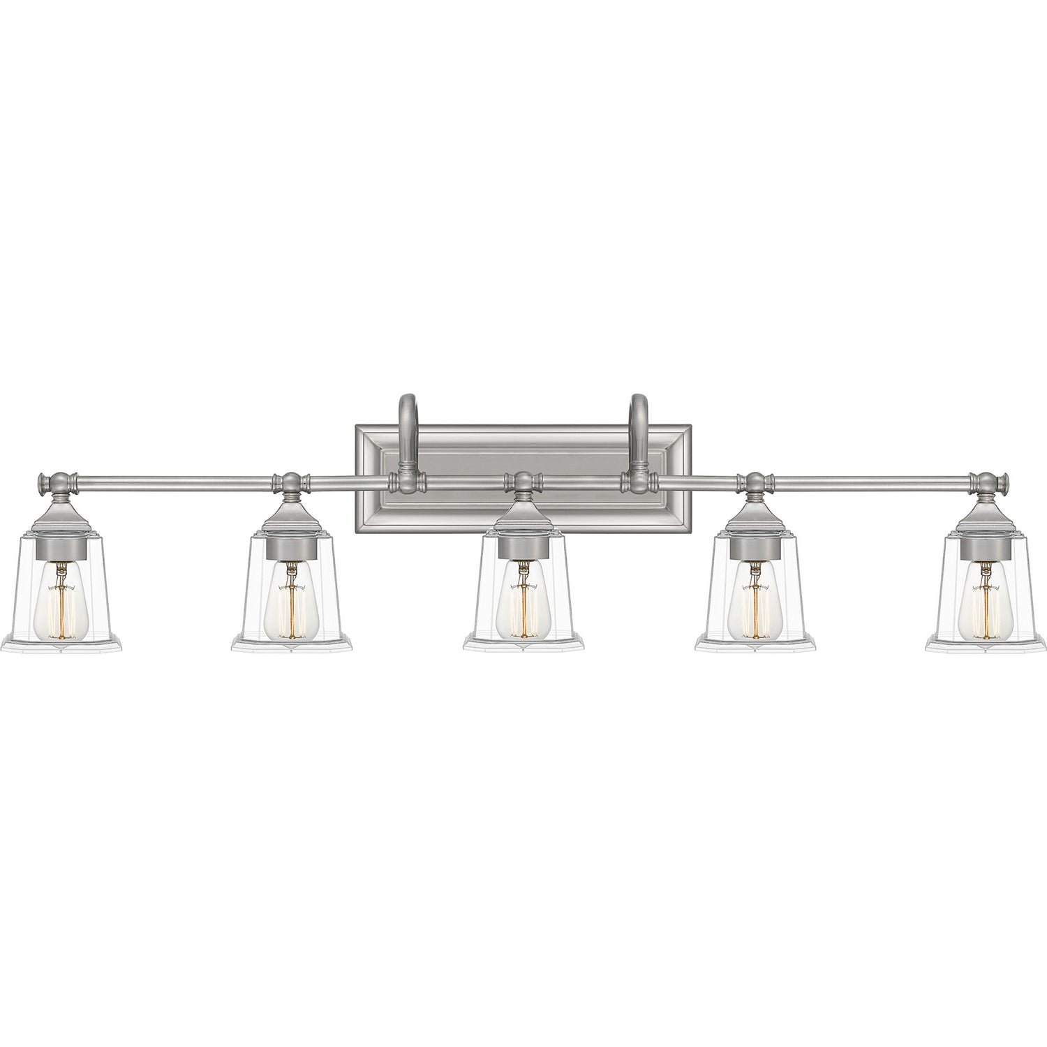 Quoizel - NLC8605BN - Five Light Bath Fixture - Nicholas - Brushed Nickel