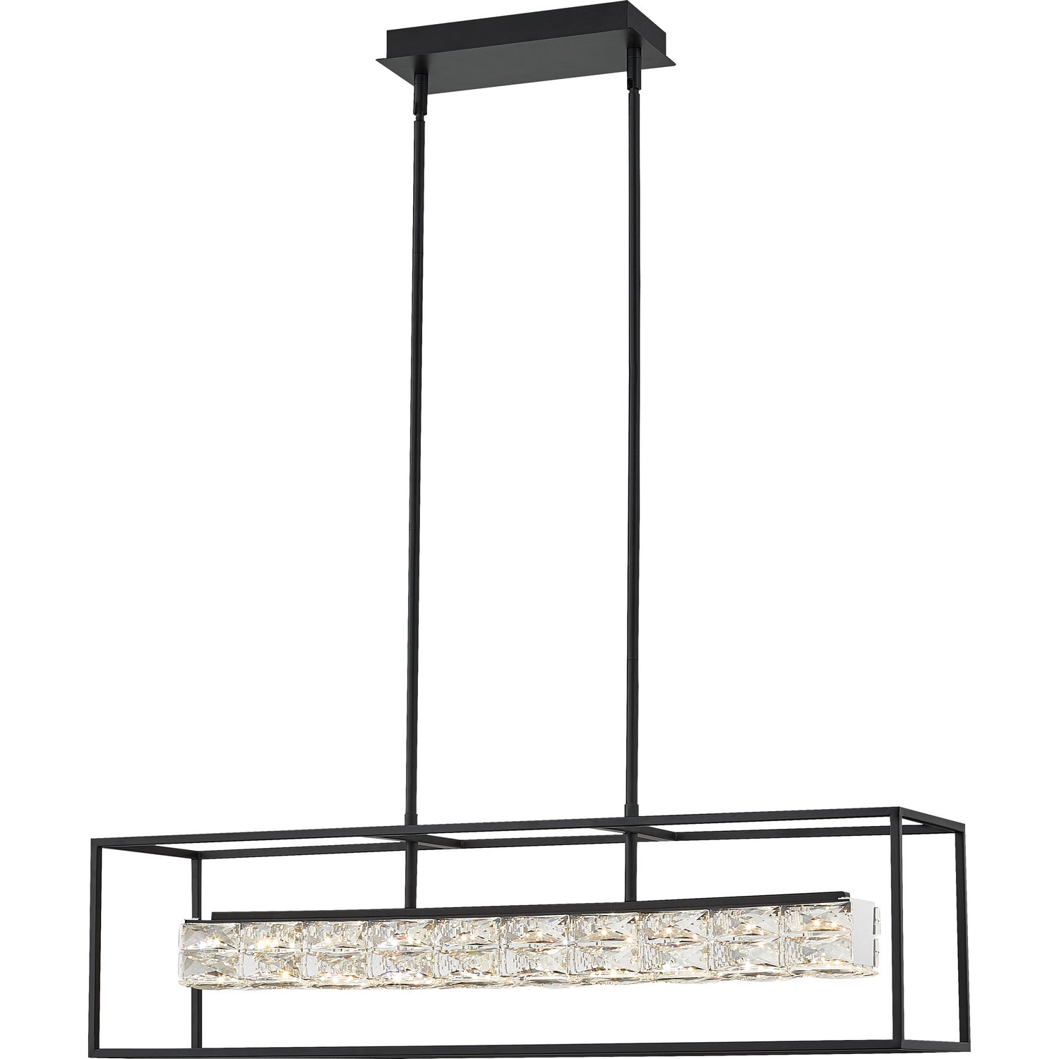 Quoizel - PCDZ136MBK - LED Island Chandelier - Dazzle - Matte Black
