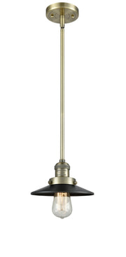 Innovations - 201S-AB-M6 - One Light Mini Pendant - Franklin Restoration - Antique Brass