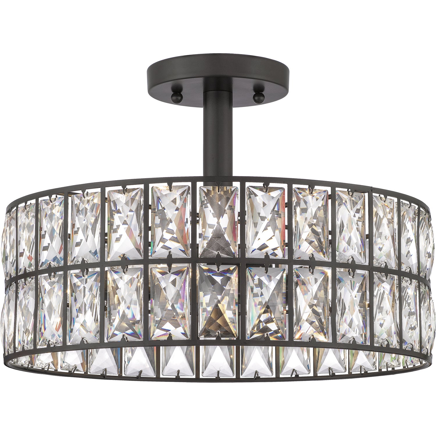 Quoizel - QF4046WT - Three Light Semi Flush Mount - Coffman - Western Bronze