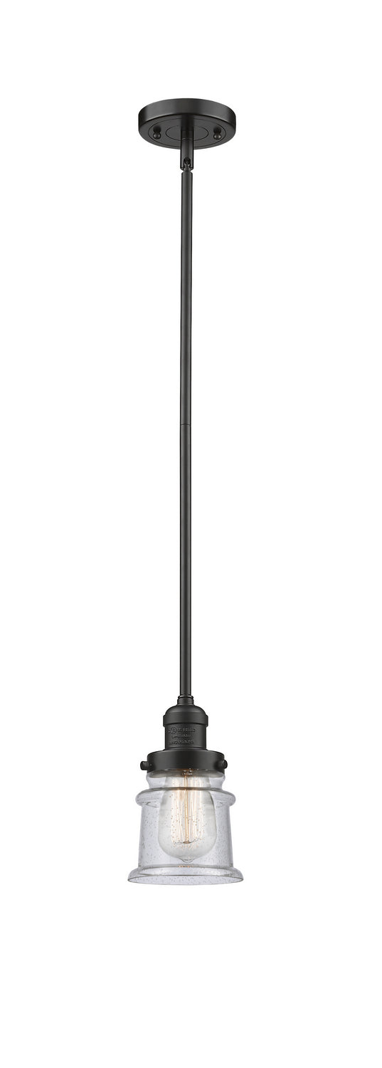Innovations - 201S-OB-G184S - One Light Mini Pendant - Franklin Restoration - Oil Rubbed Bronze