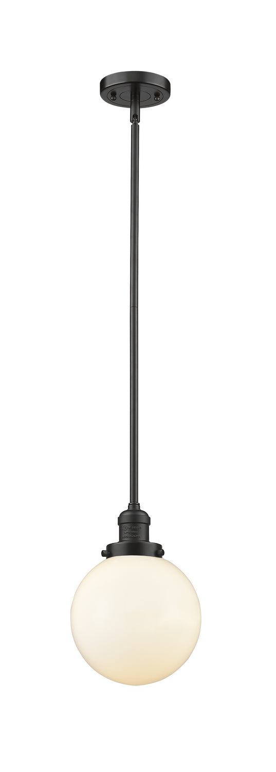 Innovations - 201S-OB-G201-8 - One Light Mini Pendant - Franklin Restoration - Oil Rubbed Bronze