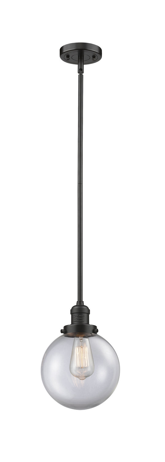 Innovations - 201S-OB-G202-8 - One Light Mini Pendant - Franklin Restoration - Oil Rubbed Bronze