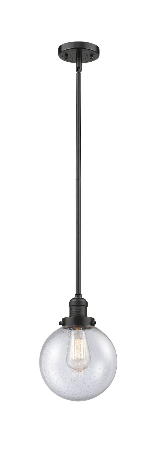 Innovations - 201S-OB-G204-8 - One Light Mini Pendant - Franklin Restoration - Oil Rubbed Bronze