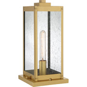 Quoizel - WVR9106A - One Light Outdoor Lantern - Westover - Antique Brass