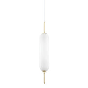 Mitzi - H373701-AGB - One Light Pendant - Miley - Aged Brass
