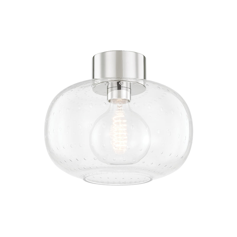 Mitzi - H403501-PN - One Light Flush Mount - Harlow - Polished Nickel