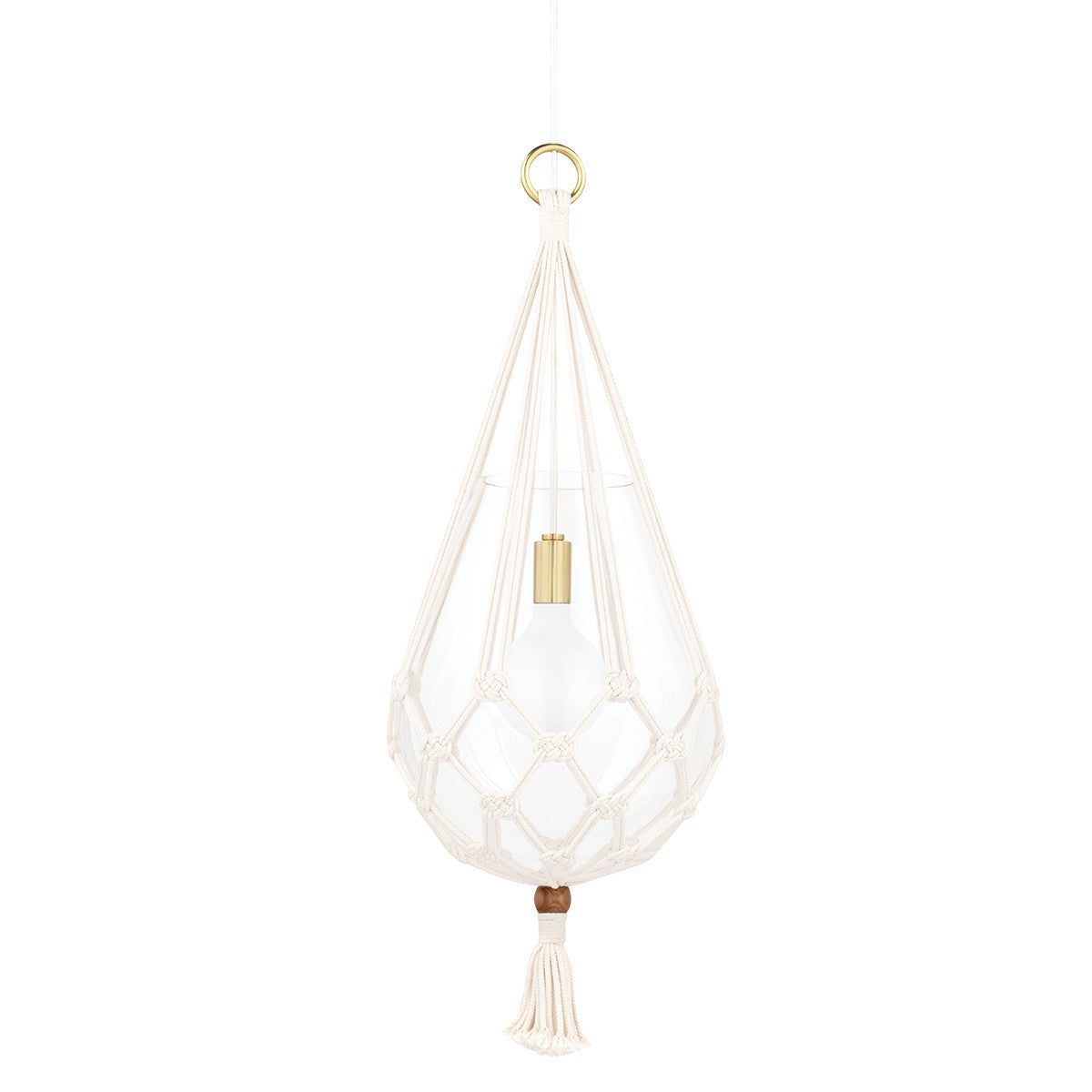 Mitzi - H411701L-AGB - One Light Pendant - Tessa - Aged Brass