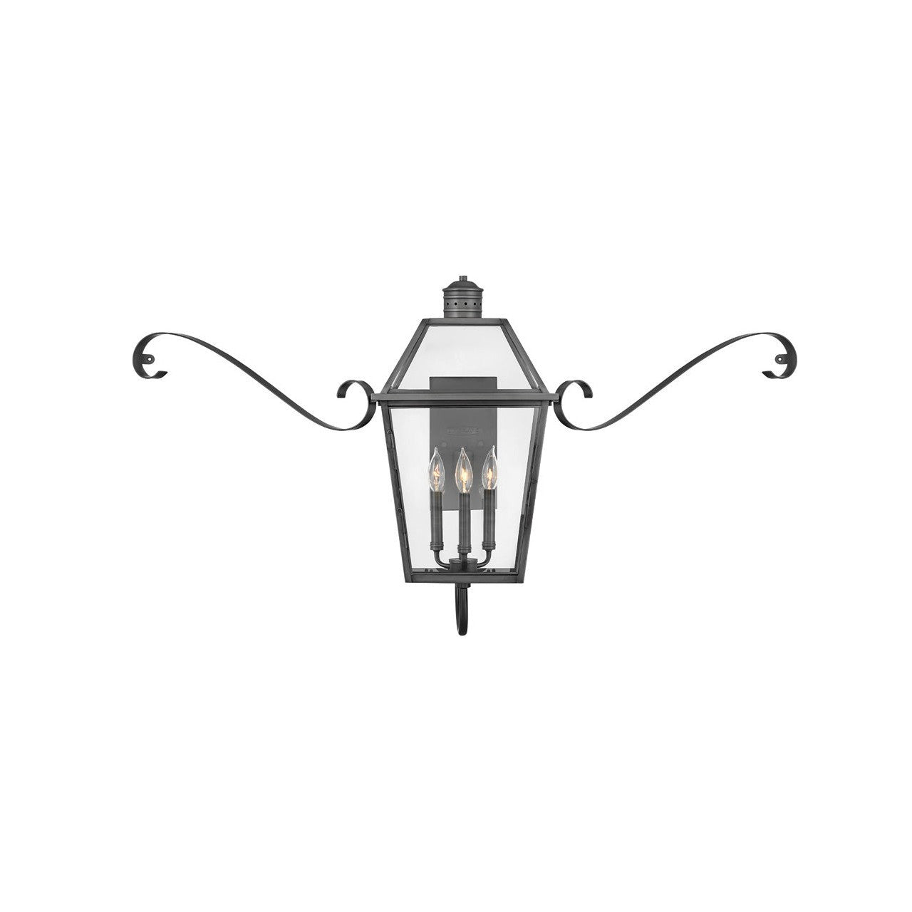 Hinkley - 2774BLB-SCR - LED Outdoor Lantern - Nouvelle - Blackened Brass