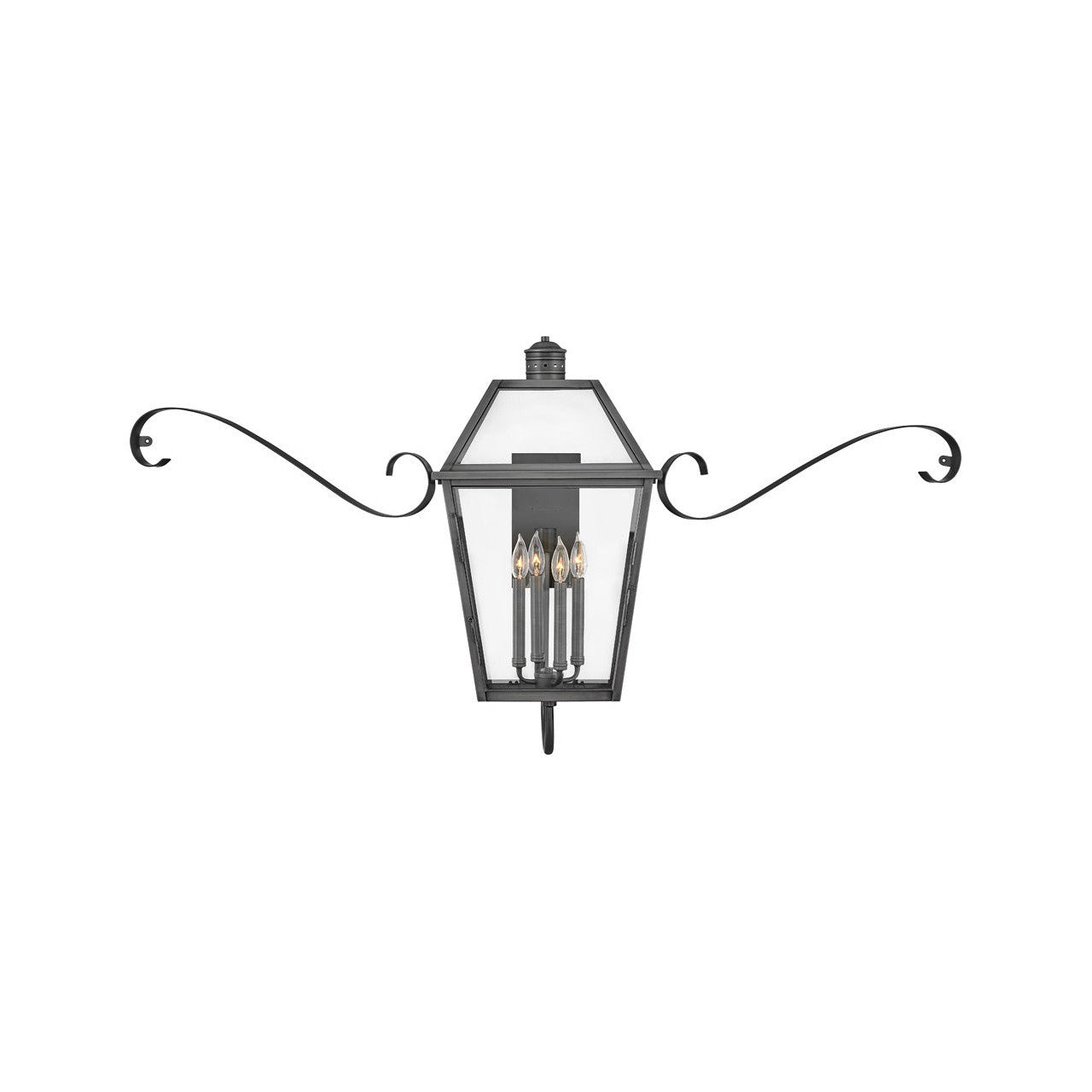 Hinkley - 2775BLB-SCR - LED Outdoor Lantern - Nouvelle - Blackened Brass