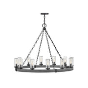 Hinkley - 29207DZ-LL - LED Chandelier - Sawyer - Aged Zinc