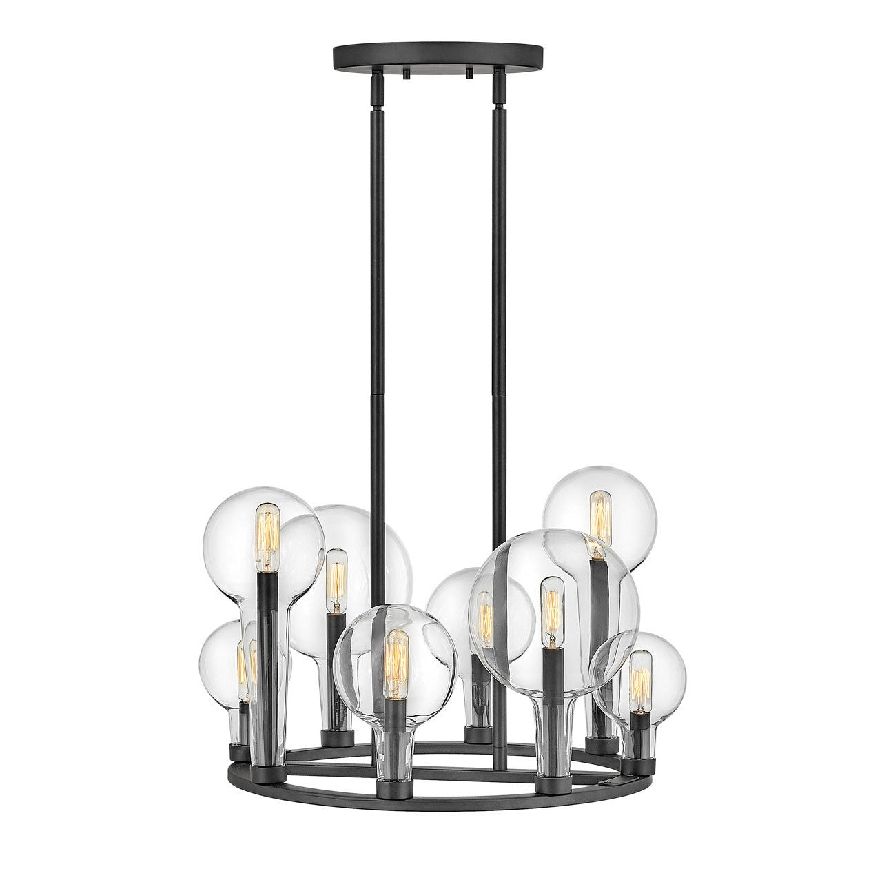 Hinkley - 30526BK - LED Chandelier - Alchemy - Black