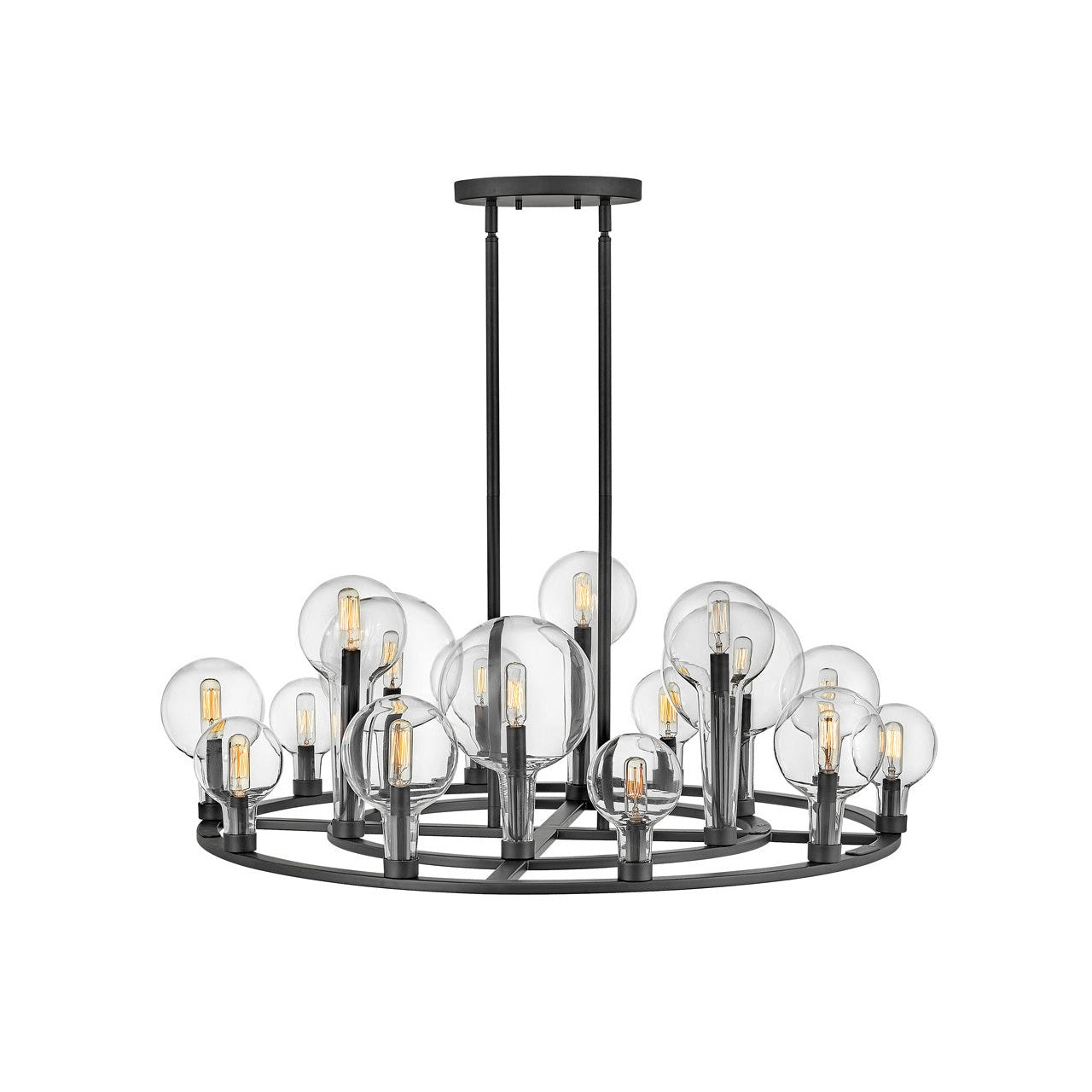 Hinkley - 30529BK - LED Chandelier - Alchemy - Black