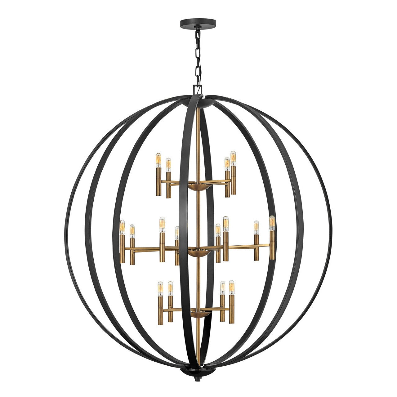 Hinkley - 3465SB - LED Chandelier - Euclid - Spanish Bronze