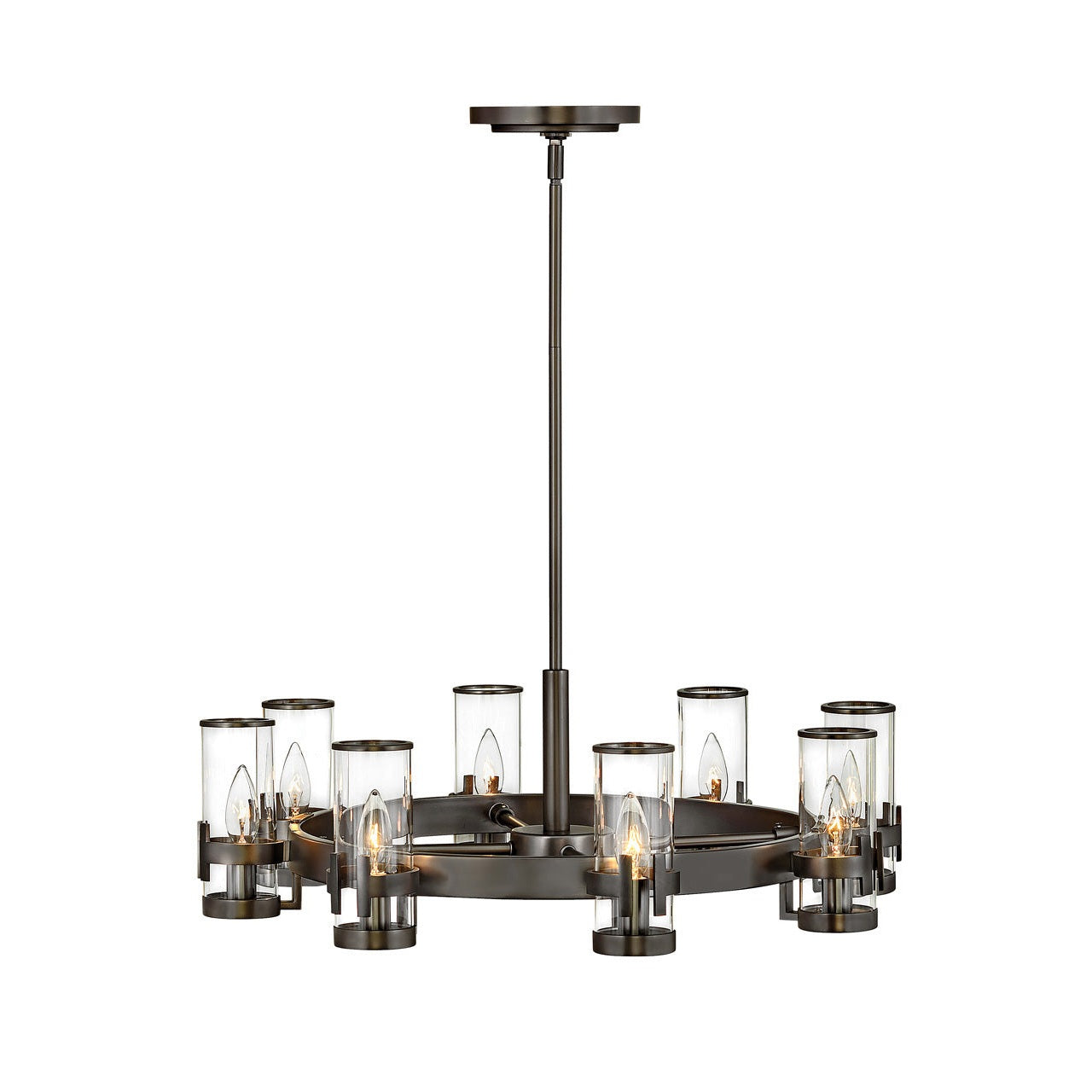 Hinkley - 38106BX - LED Chandelier - Reeve - Black Oxide