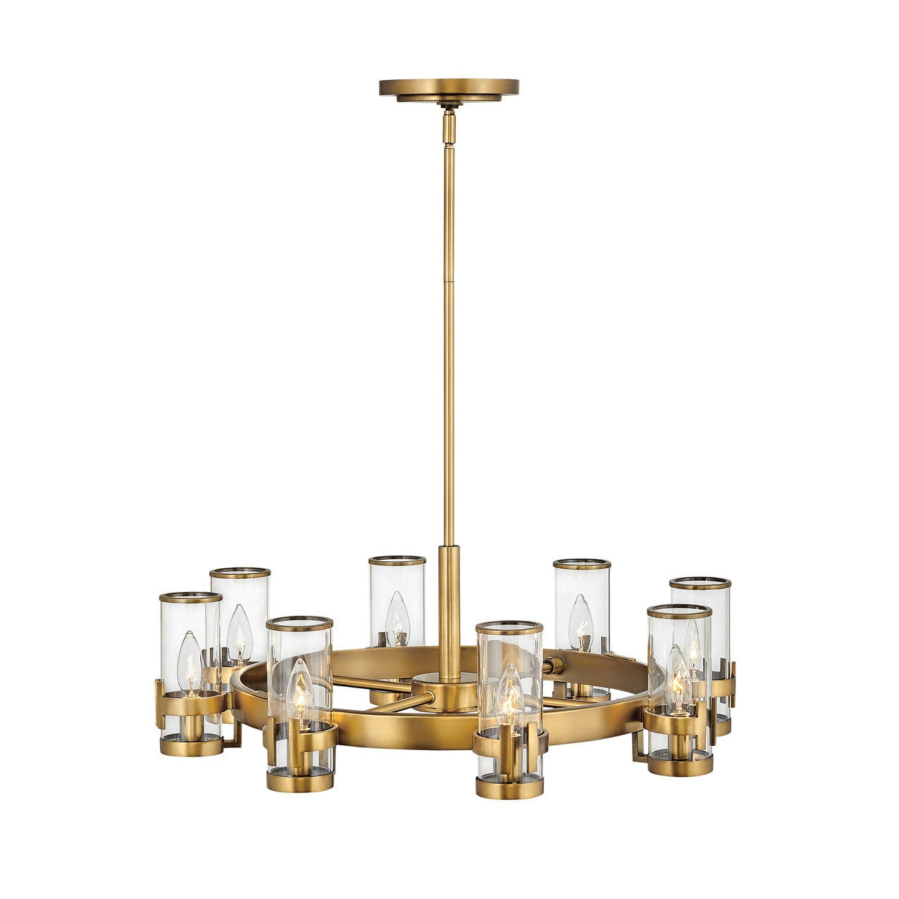 Hinkley - 38106HB - LED Chandelier - Reeve - Heritage Brass