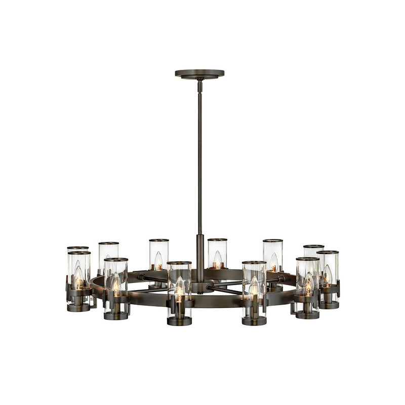 Hinkley - 38109BX - LED Chandelier - Reeve - Black Oxide