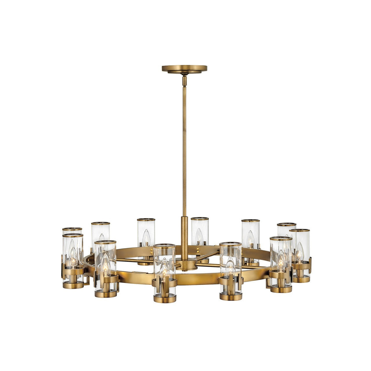 Hinkley - 38109HB - LED Chandelier - Reeve - Heritage Brass