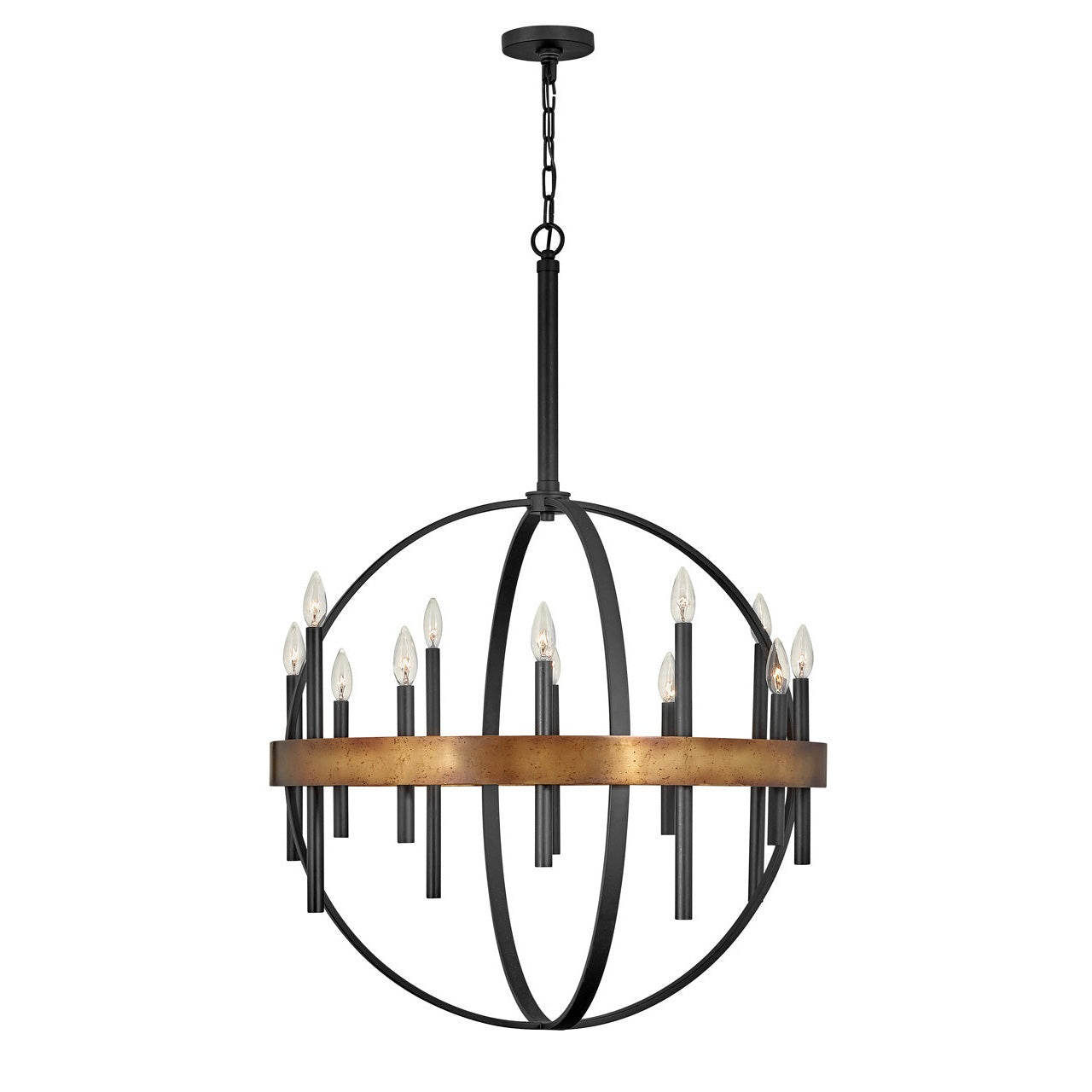 Hinkley - 3867WA - LED Chandelier - Wells - Weathered Brass