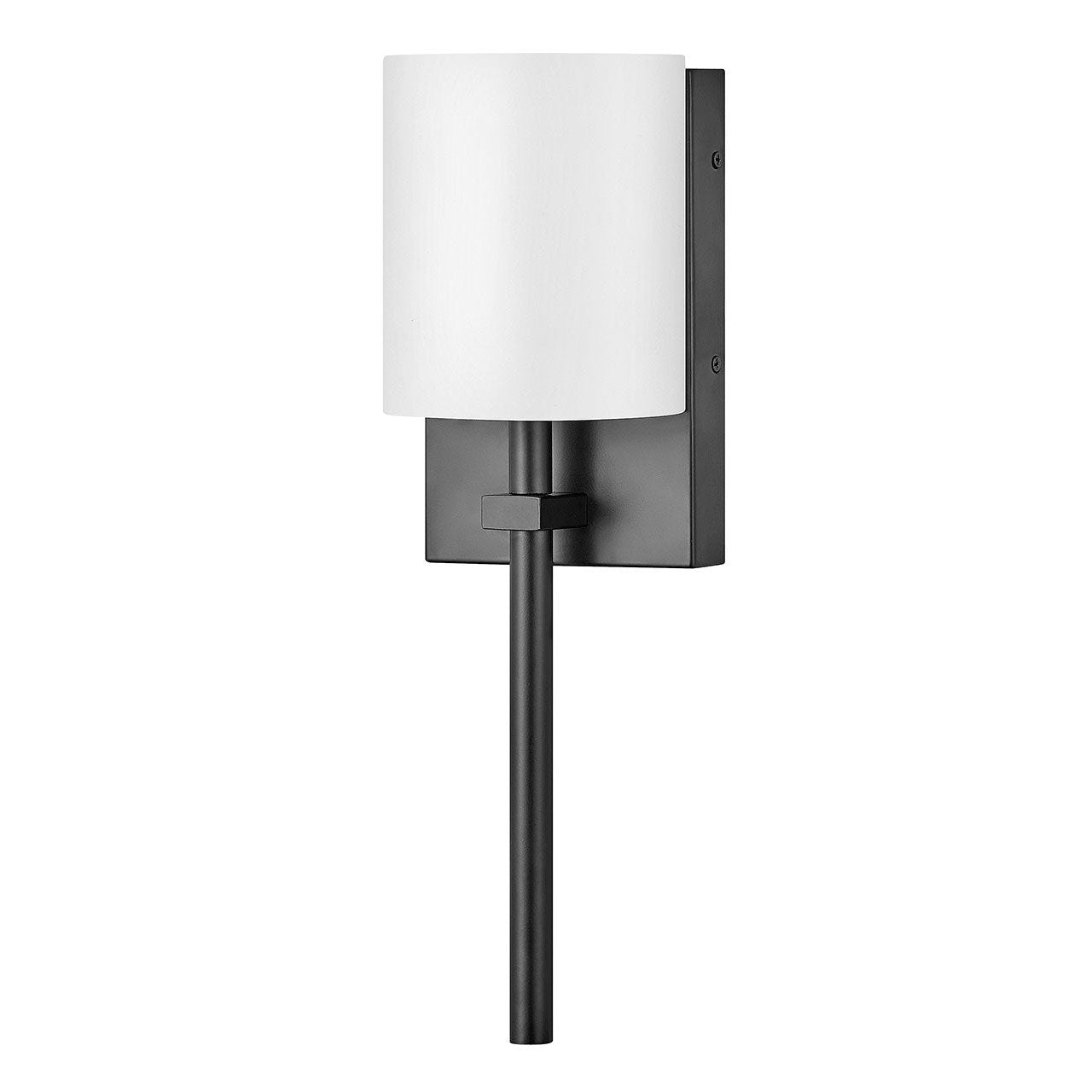 Hinkley - 41011BK - LED Wall Sconce - Avenue White Acrylic - Black