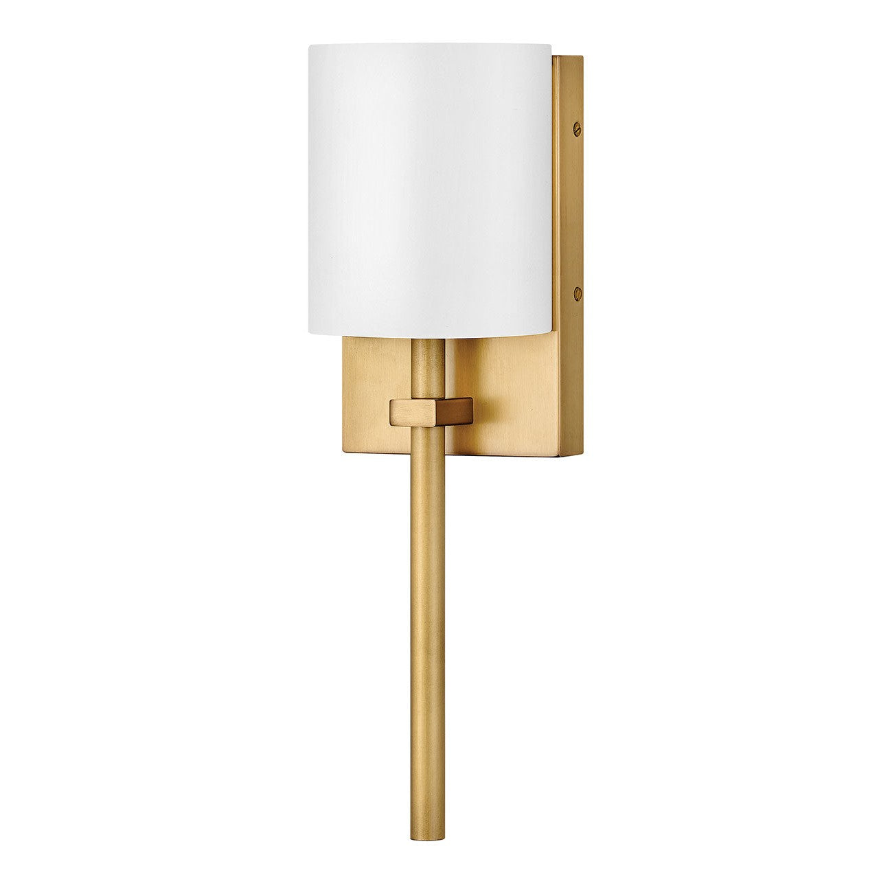 Hinkley - 41011HB - LED Wall Sconce - Avenue White Acrylic - Heritage Brass