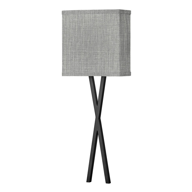 Hinkley - 41101BK - LED Wall Sconce - Axis Heathered Gray - Black