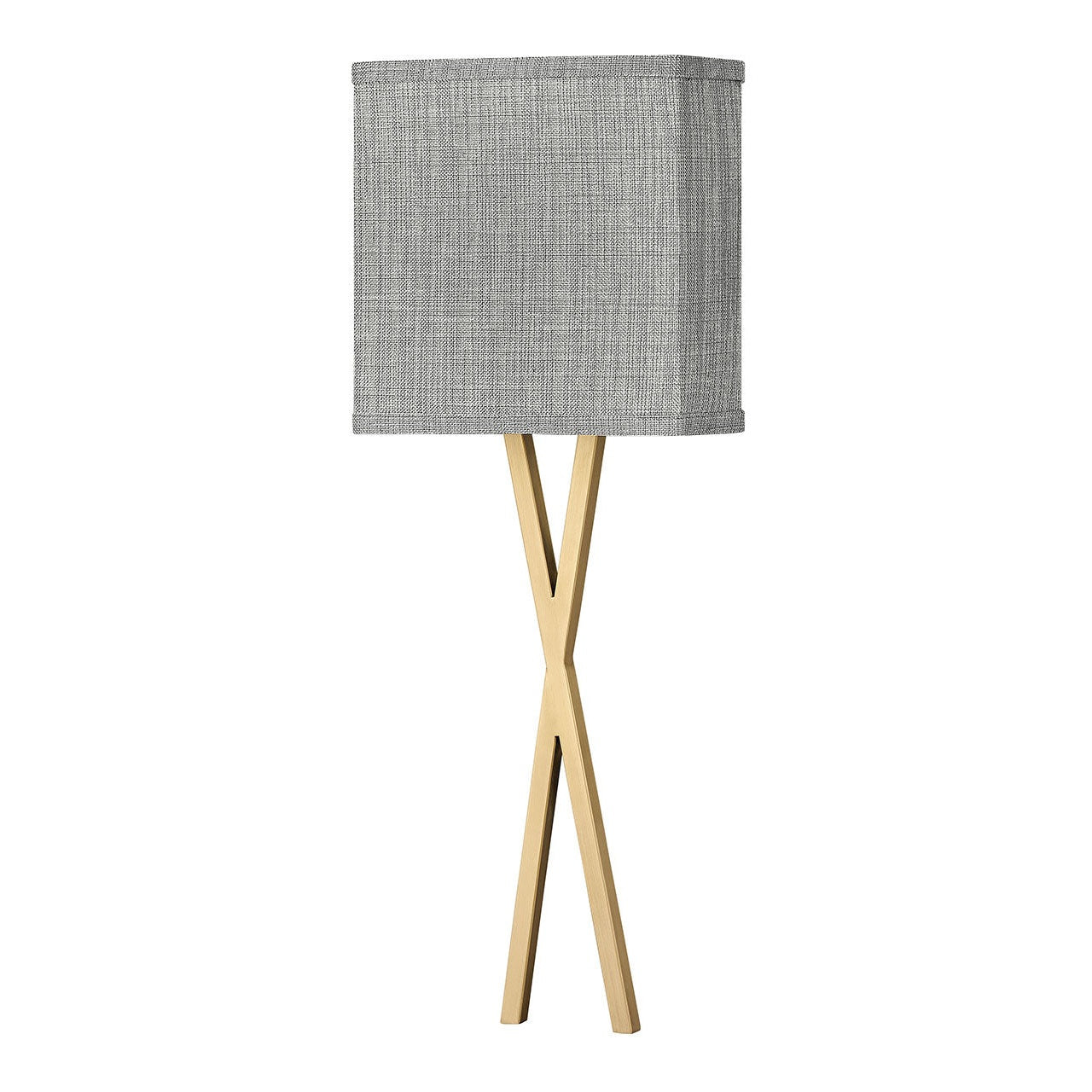 Hinkley - 41101HB - LED Wall Sconce - Axis Heathered Gray - Heritage Brass