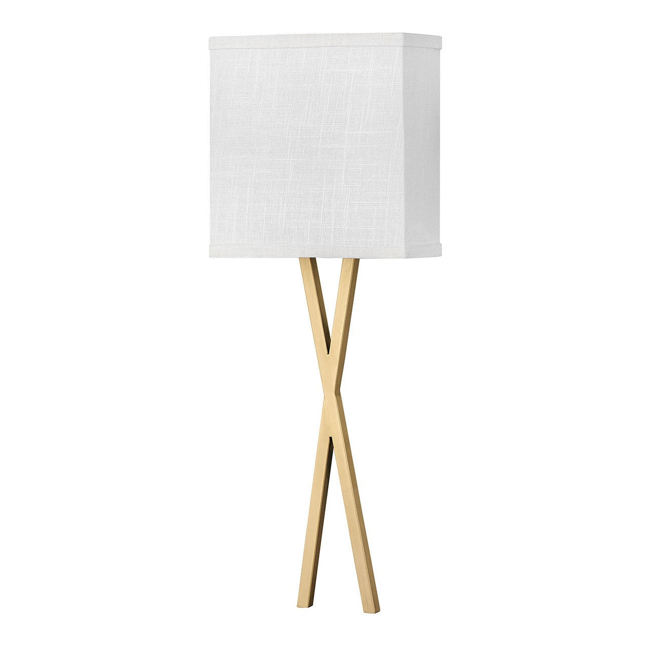 Hinkley - 41102HB - LED Wall Sconce - Axis Off White - Heritage Brass