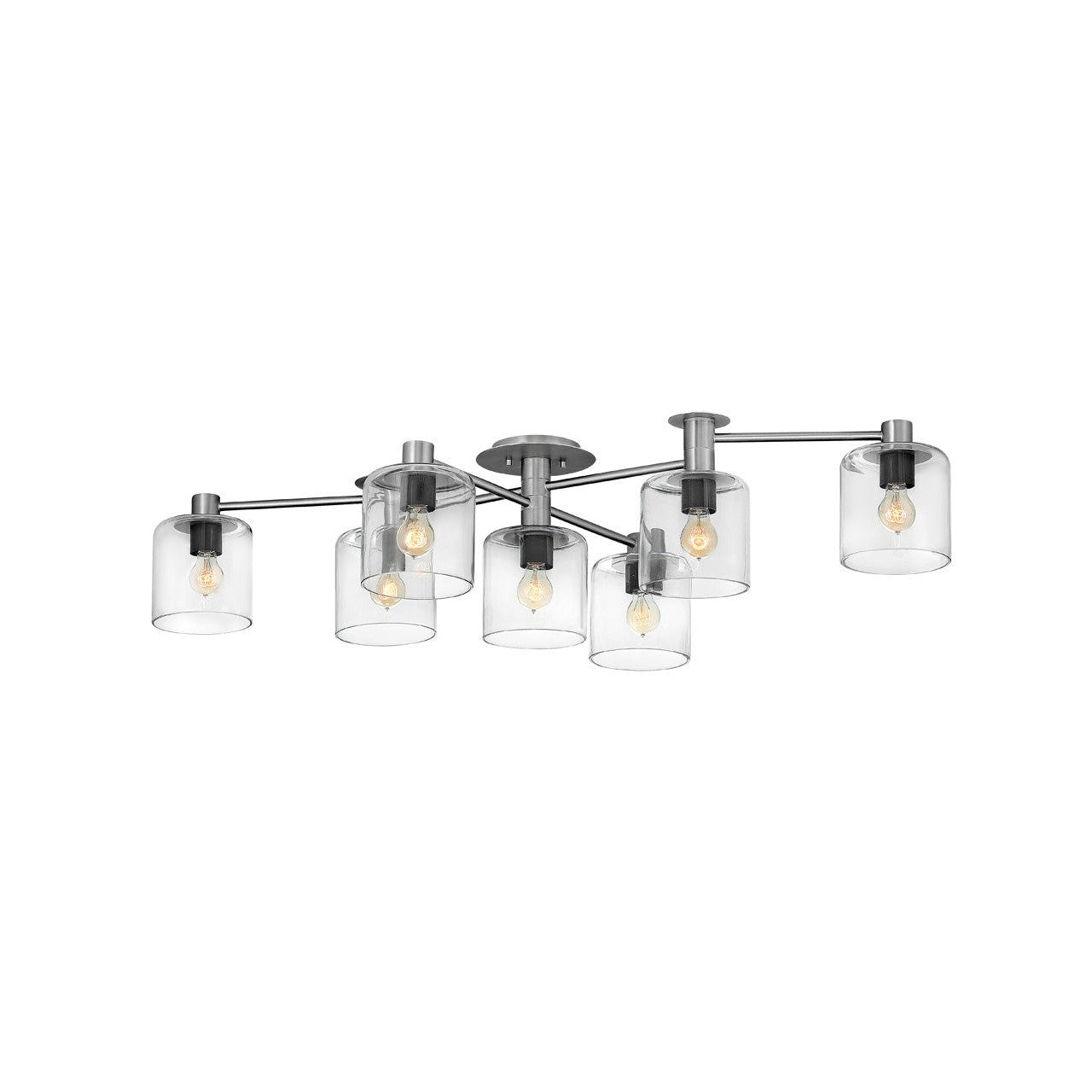 Hinkley - 4513BN - LED Semi-Flush Mount - Axel - Brushed Nickel