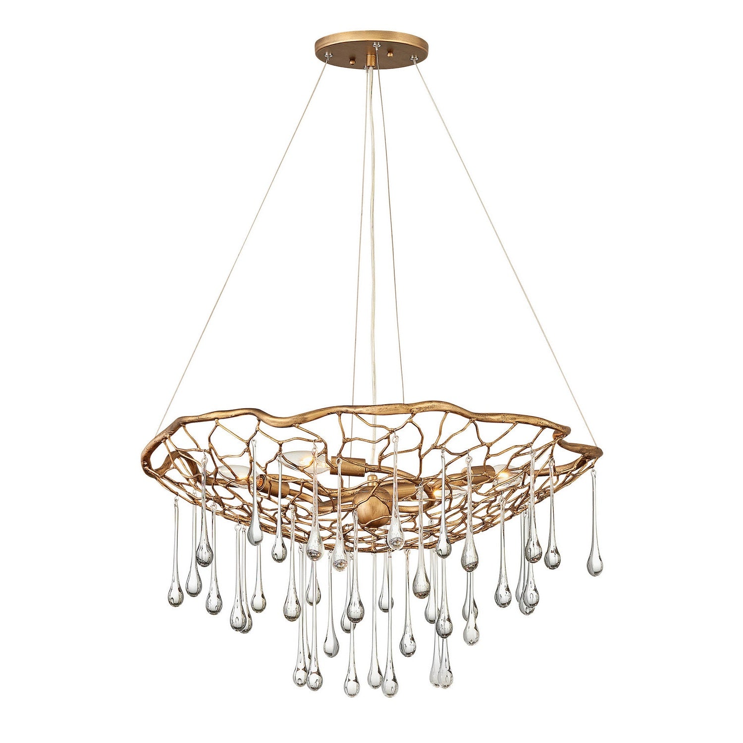 Hinkley - 45304BNG - LED Chandelier - Laguna - Burnished Gold