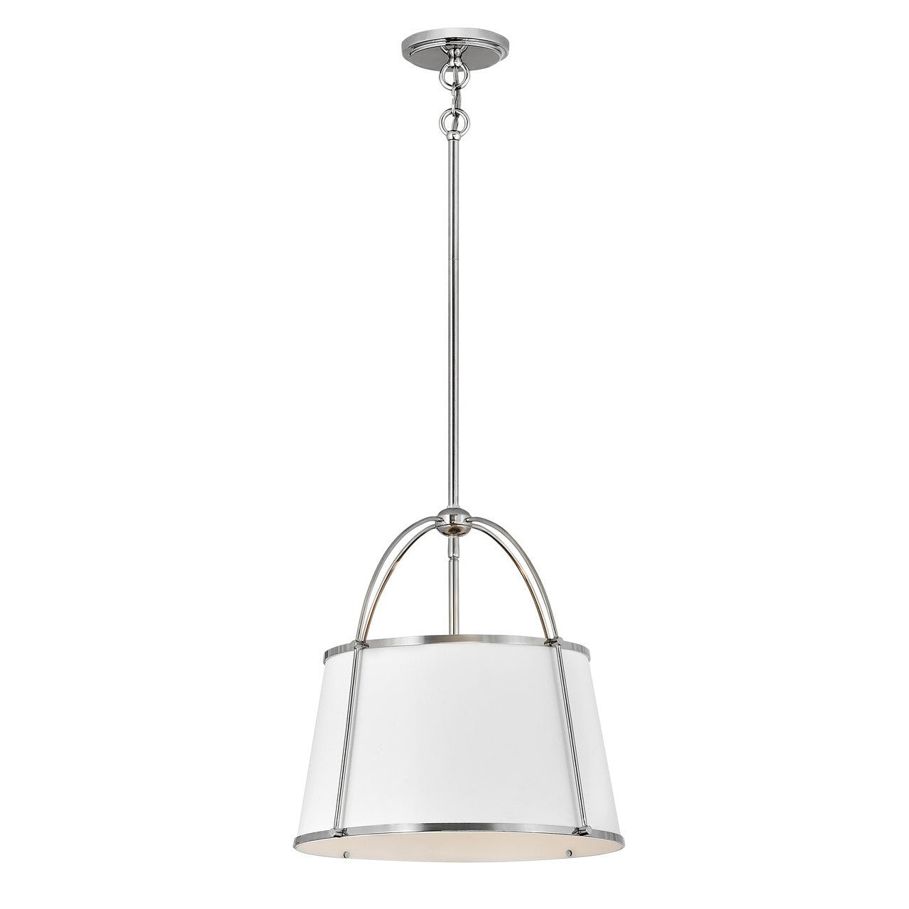 Hinkley - 4894PN - LED Pendant - Clarke - Polished Nickel