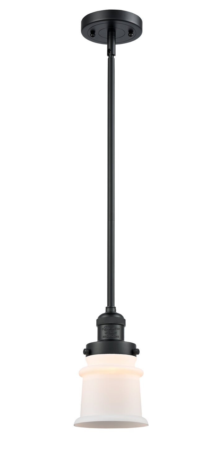 Innovations - 201S-BK-G181S - One Light Mini Pendant - Franklin Restoration - Matte Black