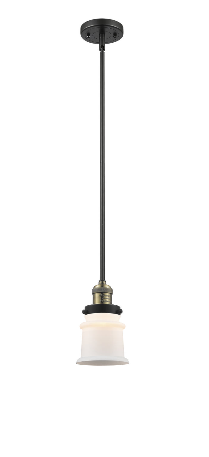 Innovations - 201S-BAB-G181S - One Light Mini Pendant - Franklin Restoration - Black Antique Brass