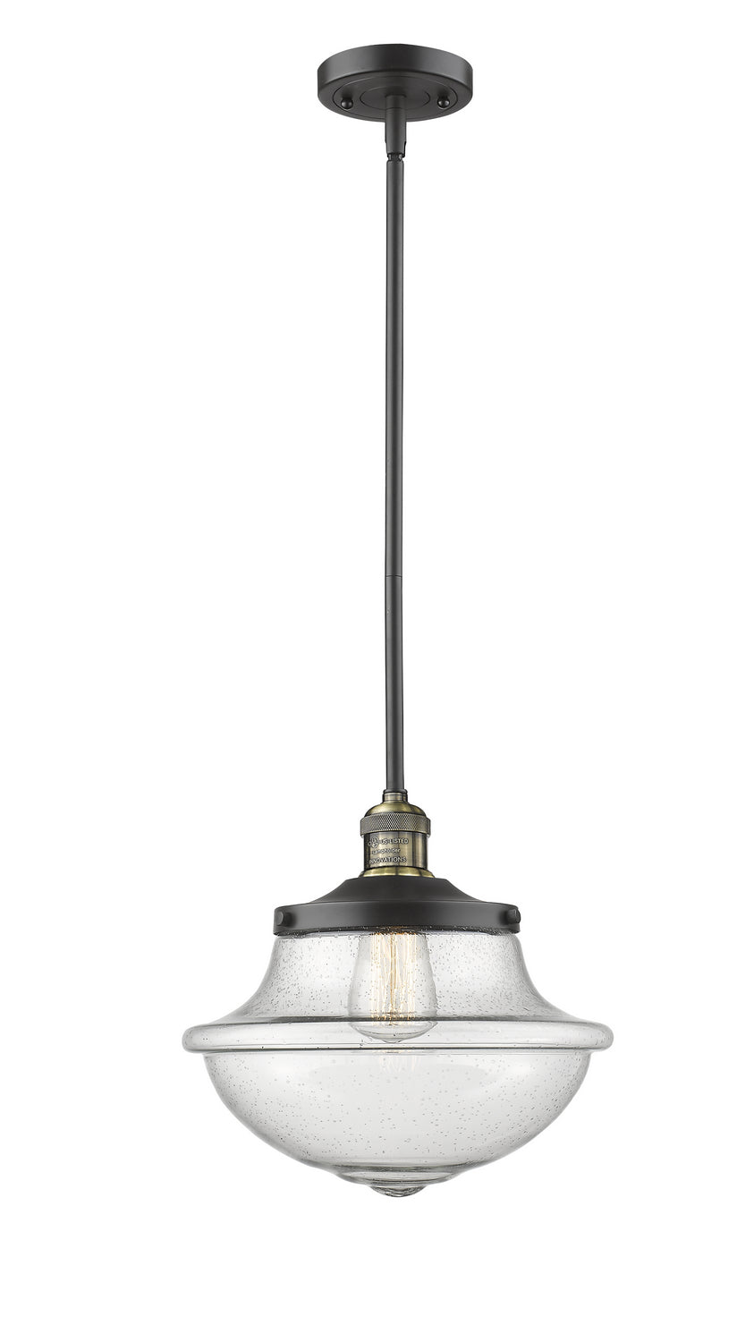 Innovations - 201S-BAB-G544 - One Light Mini Pendant - Franklin Restoration - Black Antique Brass