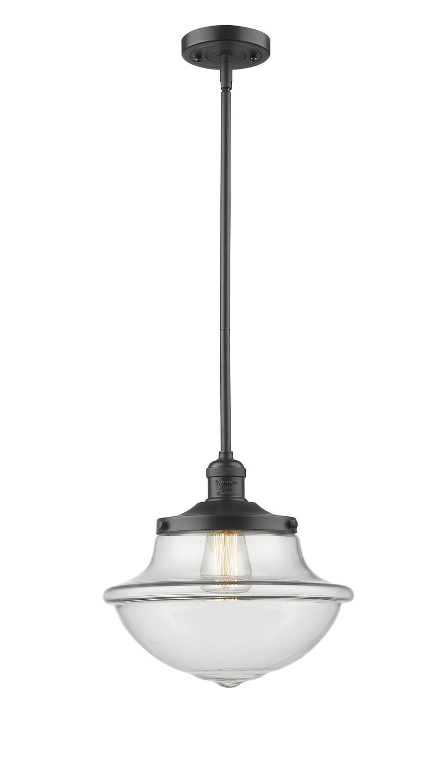 Innovations - 201S-OB-G542 - One Light Mini Pendant - Franklin Restoration - Oil Rubbed Bronze
