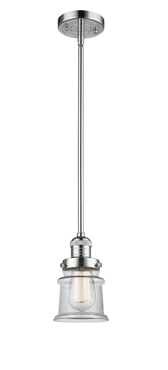 Innovations - 201S-PC-G182S - One Light Mini Pendant - Franklin Restoration - Polished Chrome