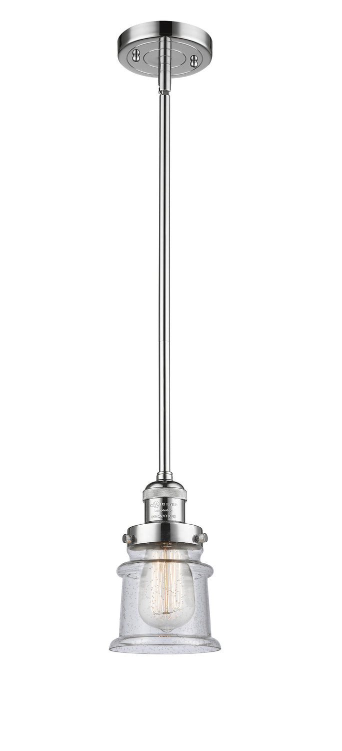 Innovations - 201S-PC-G184S - One Light Mini Pendant - Franklin Restoration - Polished Chrome