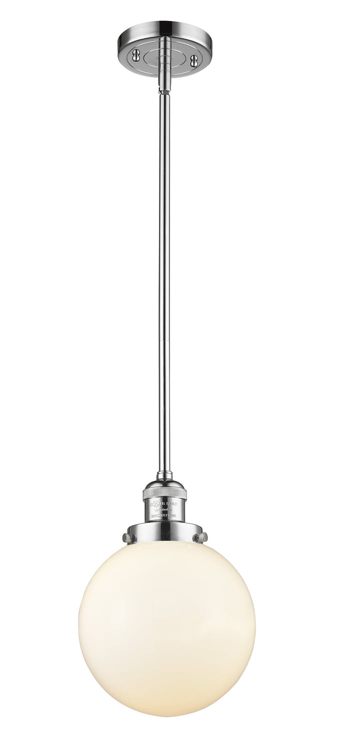 Innovations - 201S-PC-G201-8 - One Light Mini Pendant - Franklin Restoration - Polished Chrome