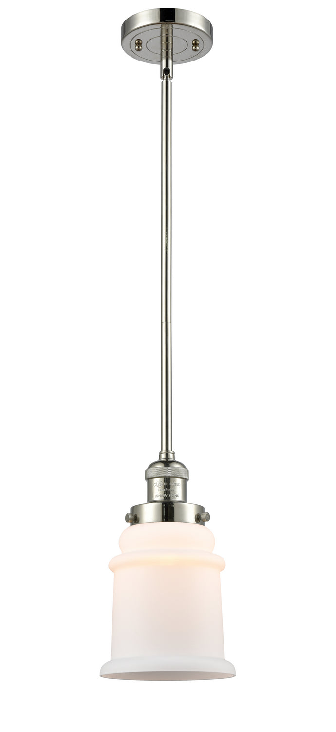 Innovations - 201S-PN-G181 - One Light Mini Pendant - Franklin Restoration - Polished Nickel