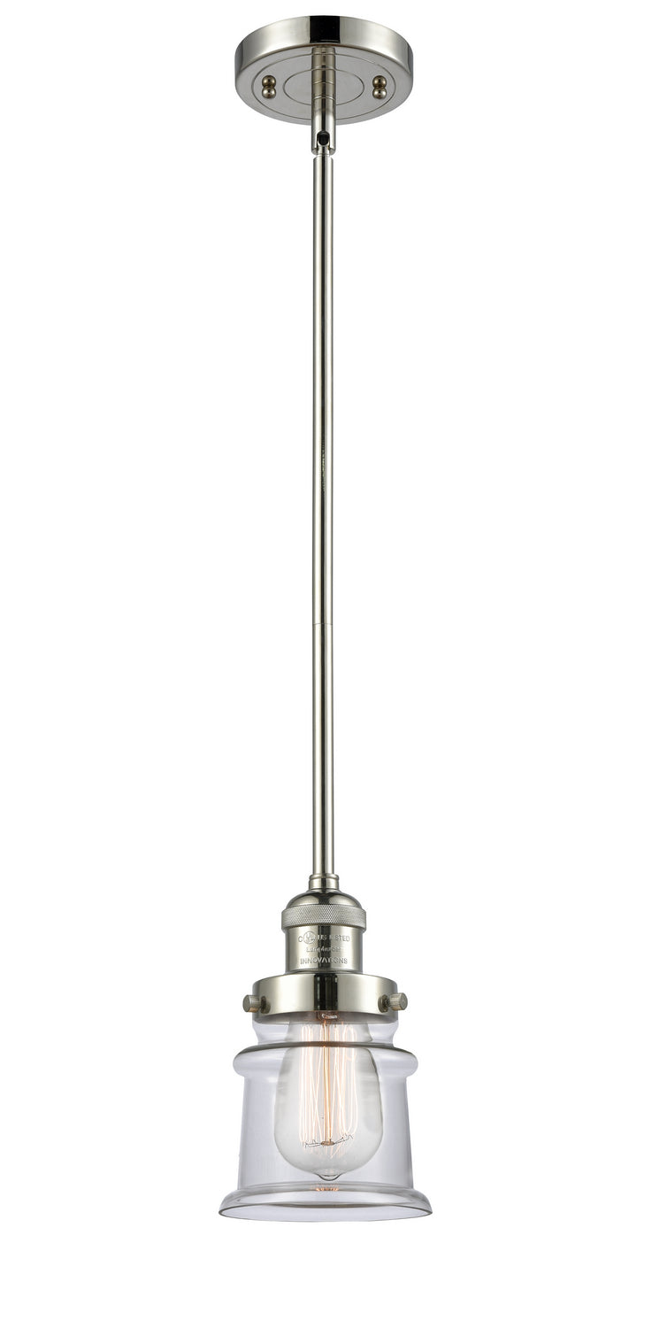 Innovations - 201S-PN-G182S - One Light Mini Pendant - Franklin Restoration - Polished Nickel
