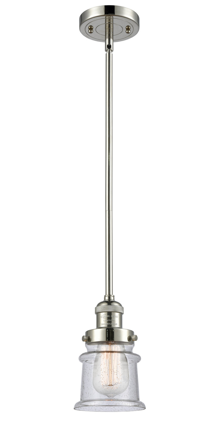 Innovations - 201S-PN-G184S - One Light Mini Pendant - Franklin Restoration - Polished Nickel